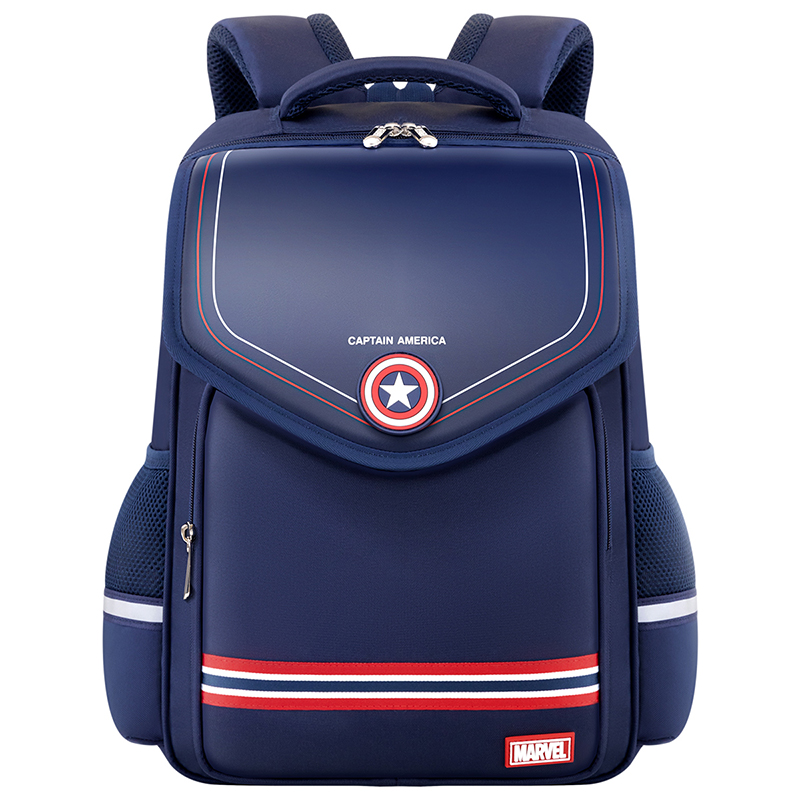 

Disney × Рюкзак из полиэстера и искусственной кожи Marvel Collaboration, большой размер, мужской, цвет: синий, черный