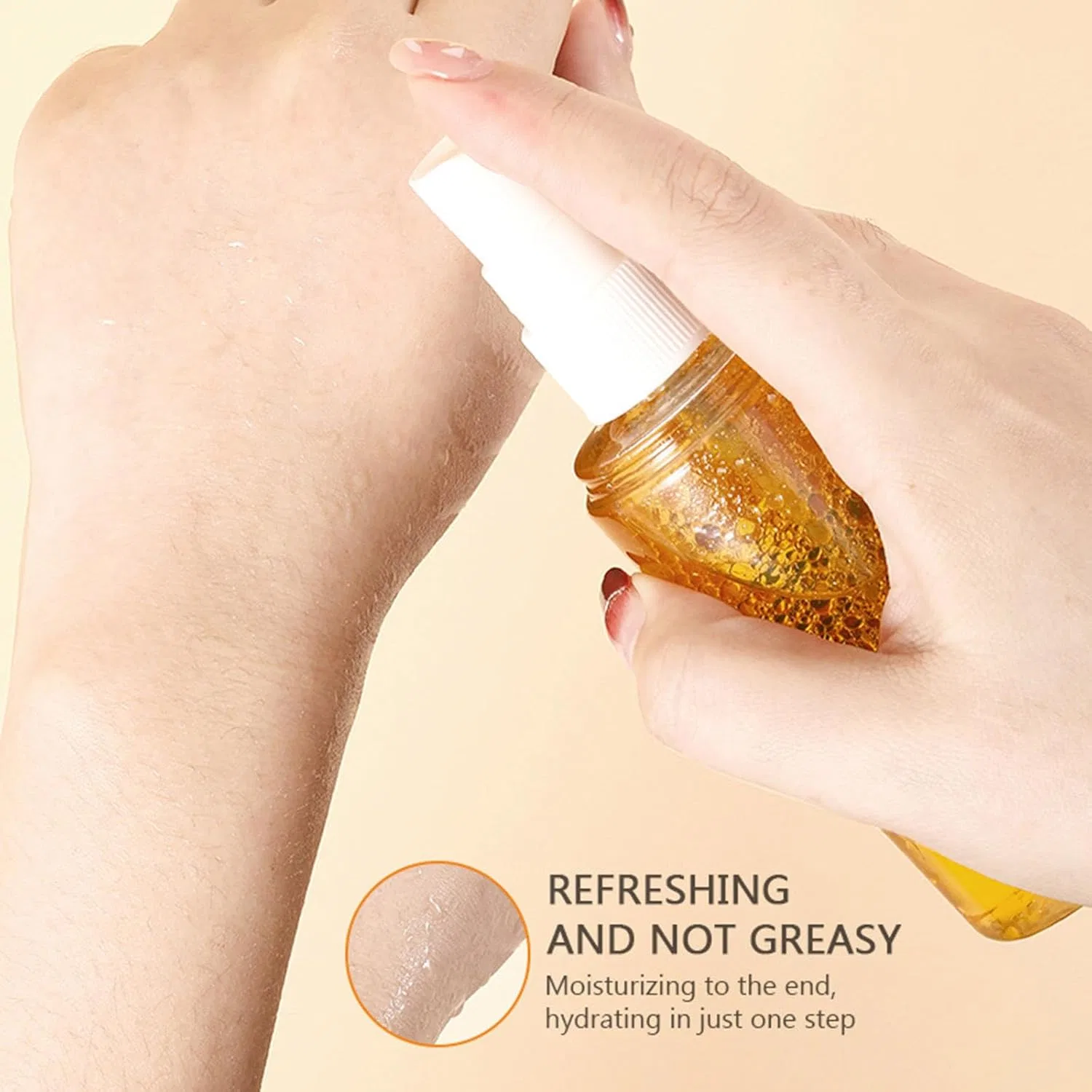 Солнцезащитный гель-крем SPF50+ PA++++ Derma Cosmetics, желтый Generic — фото 3
