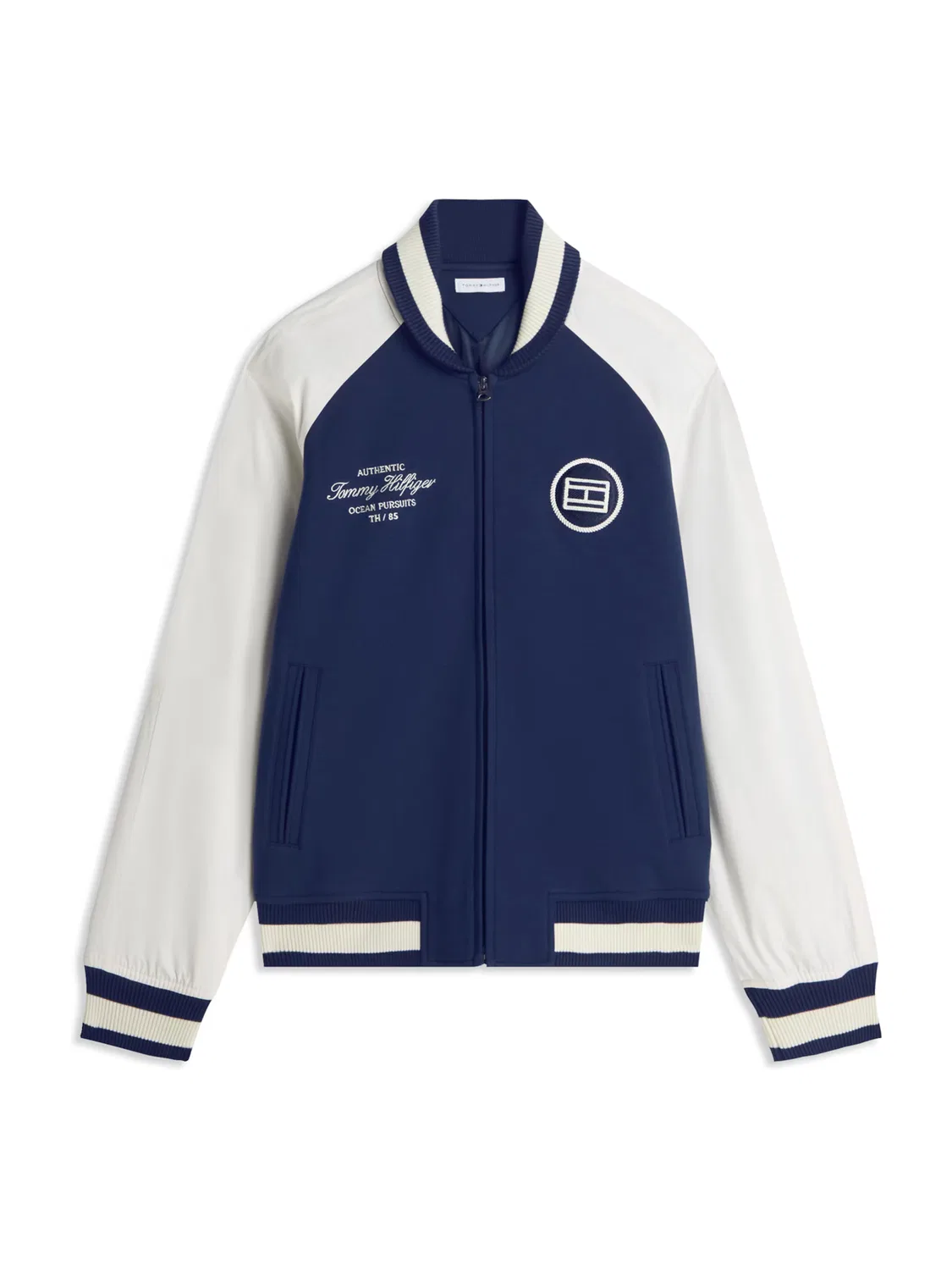 Толстовка на молнии в морском стиле Tommy Hilfiger, Navy