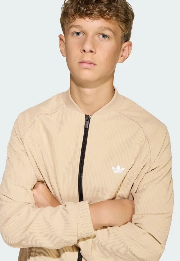 Куртка-Бомбер sst track topjunior Adidas Originals, Stone Khaki — фото 3