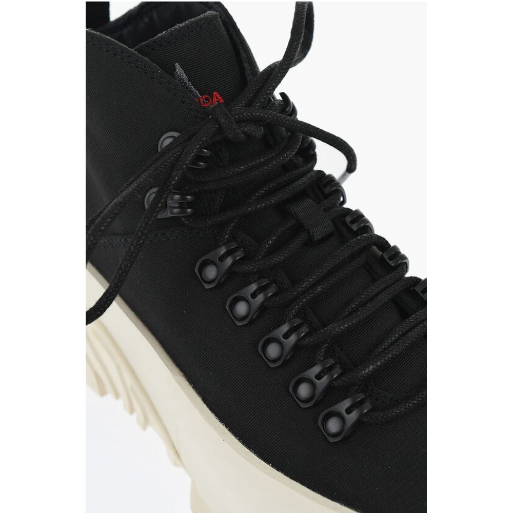 Ботинки для походов Tech Fabrich с контрастной подошвой Vibram Roa, Black — фото 4