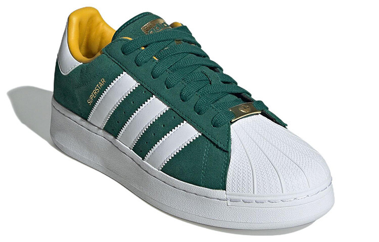 Adidas originals Superstar Обувь для скейтбординга унисекс, White/Green — фото 3