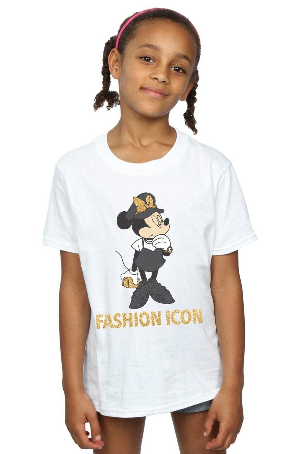 

Хлопковая футболка с Минни Маус Fashion Icon Disney, белый