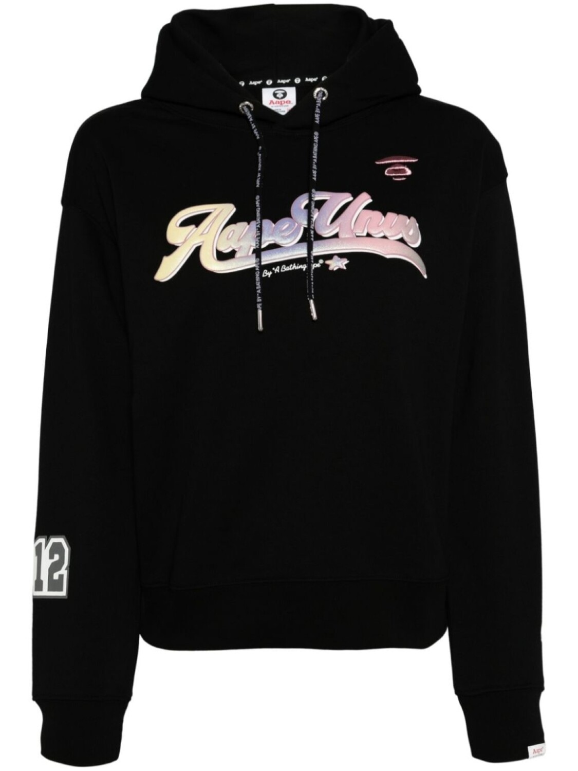 

AAPE BY *A BATHING APE худи с логотипом, черный