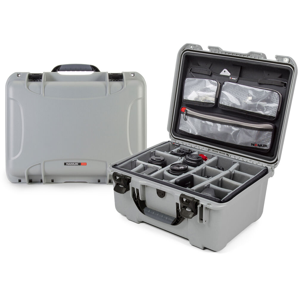 

Профессиональный фотокомплект Nanuk 933 Hard Case (серебристый, 36,4 л)