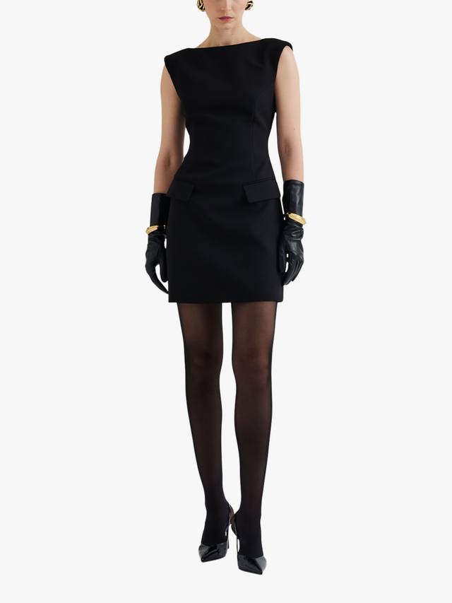 

Мини-платье Adelina без рукавов Malina, Black