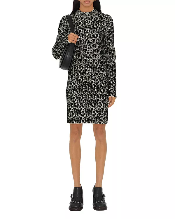 

Юбка из шерстяной смеси B charm Burberry, черный