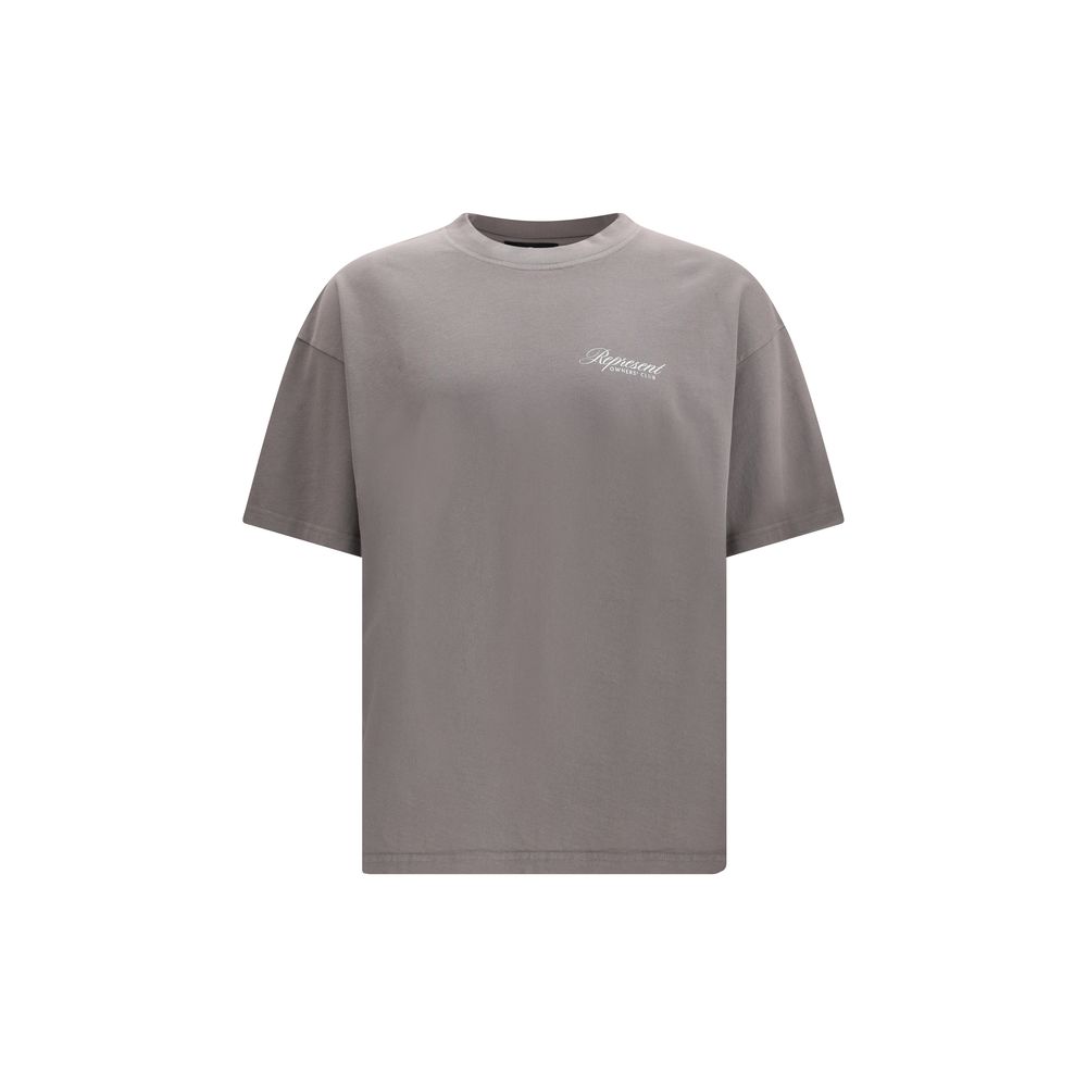 

Хлопковая футболка Represent, серый