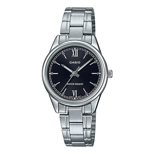 

Часы CASIO Quartz Waterproof SilverBlack Analog, черный