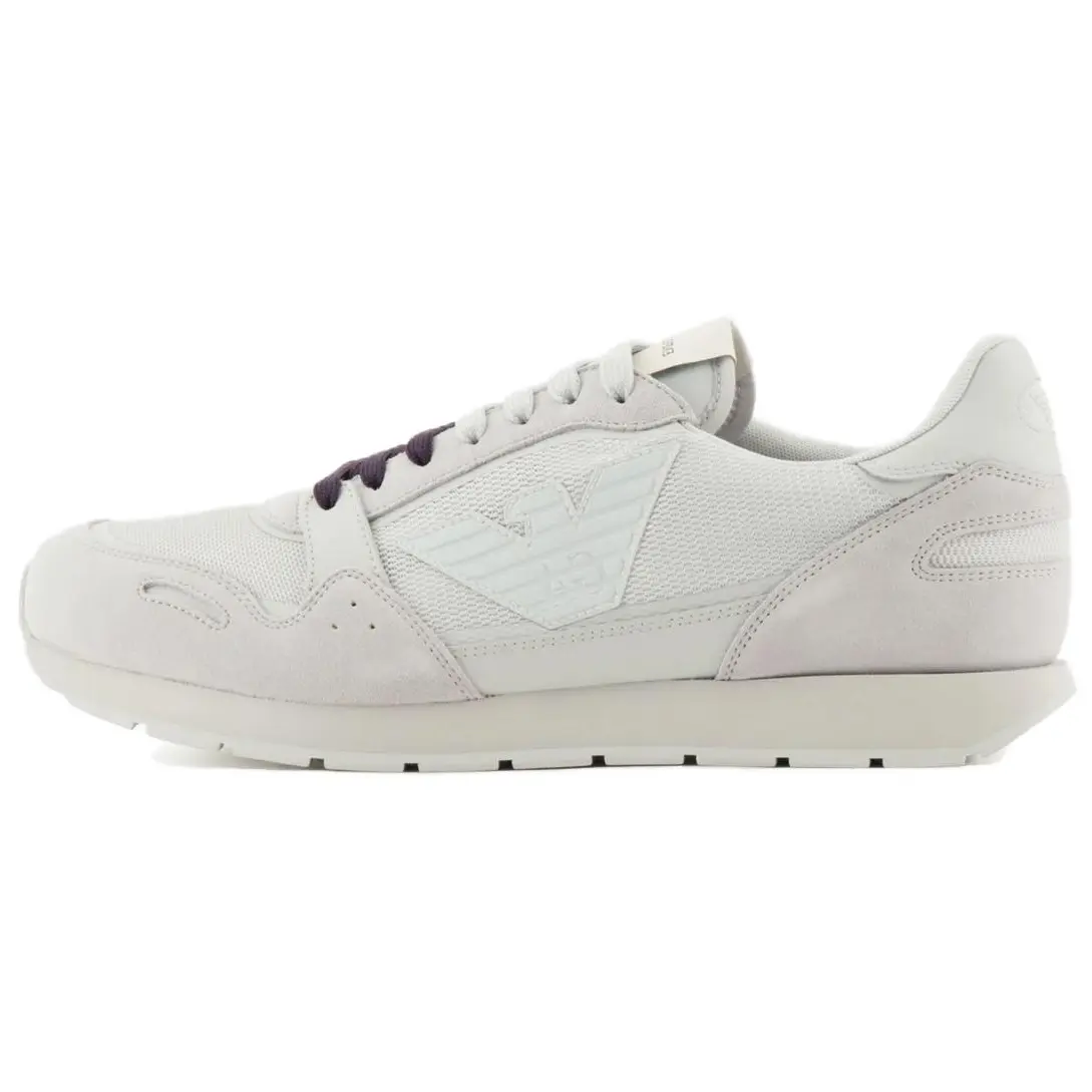 

Кроссовки EMPORIO ARMANI Lifestyle Shoes Men Low-top Gray, серый