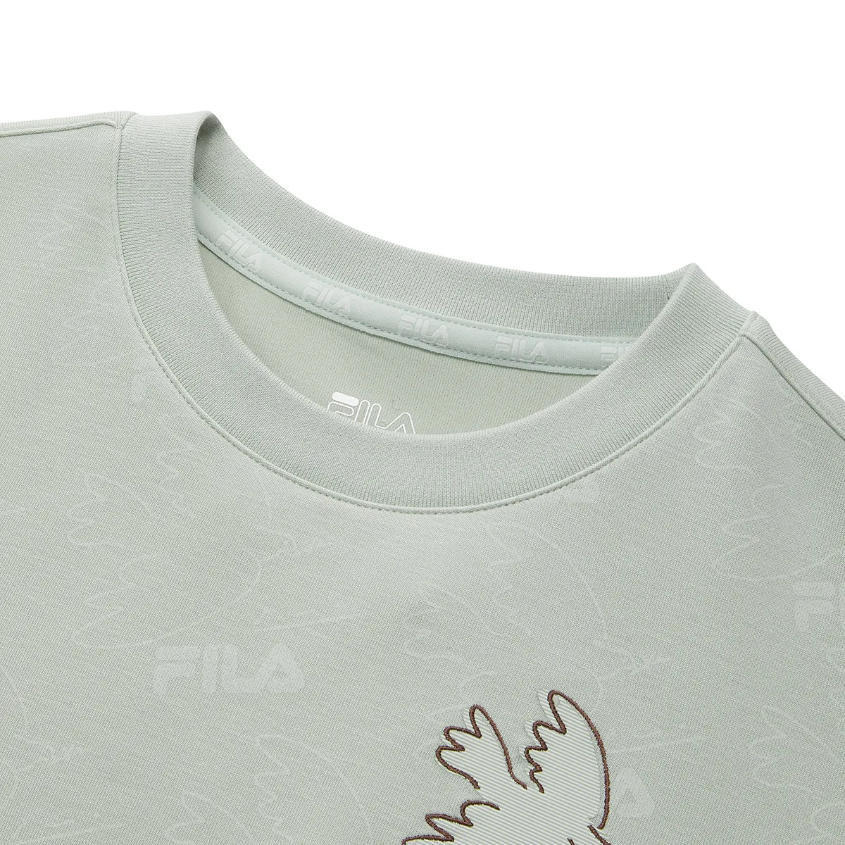 FILA KIDS Толстовка PABLO PICASSO Wild Gray Green детская — фото 4