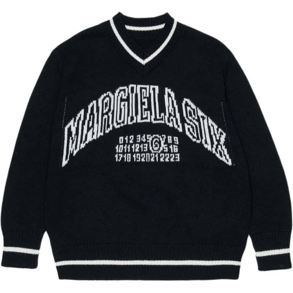 Свитшот для детей MM6 Maison Margiela черный