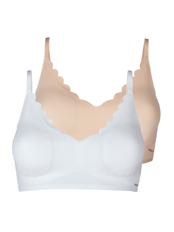 

Бюстгальтер без косточек Skiny, цвет white/beige
