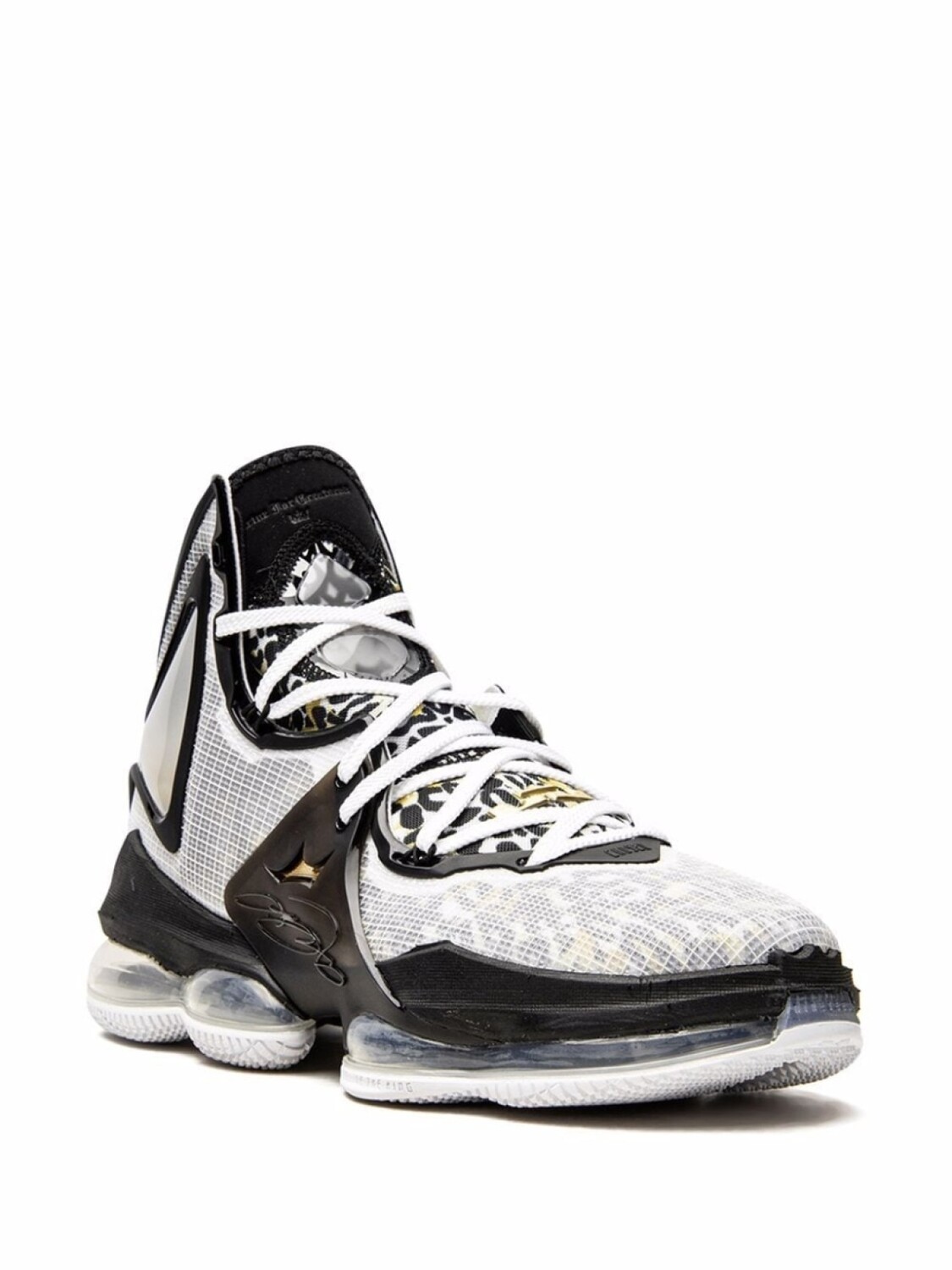 Высокие кроссовки LeBron 19 Nike, белый — фото 2