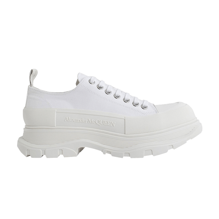 

Кроссовки Alexander McQueen Tread Slick Lace Up 'Triple White', белый