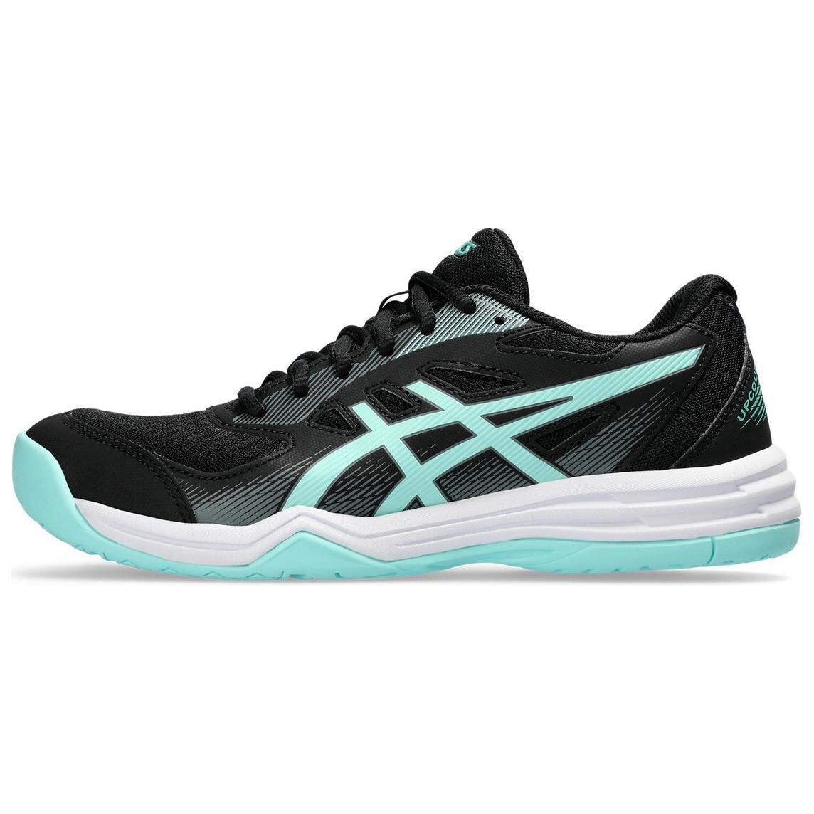 

Кроссовки Asics Women's Upcourt 5 'Black Illuminate Mint', черный
