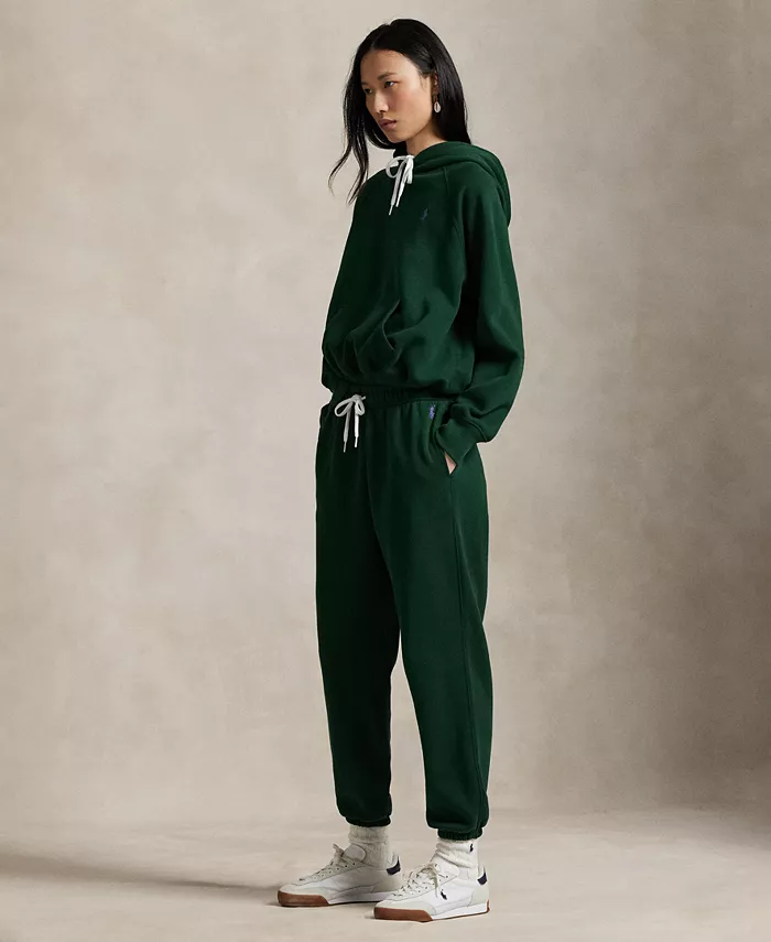

Женские флисовые спортивные брюки на завязках Polo Ralph Lauren, зеленый