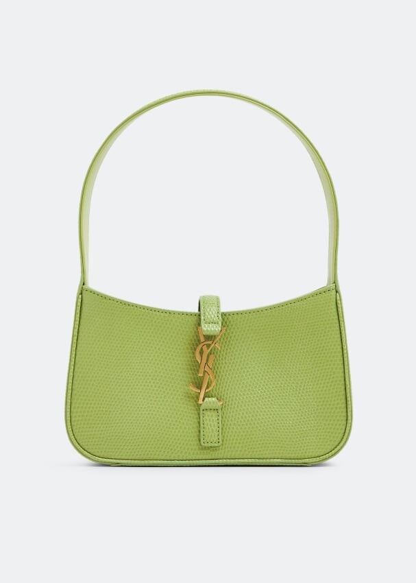

Сумка Saint Laurent Le 5 À 7 Mini Hobo, зеленый