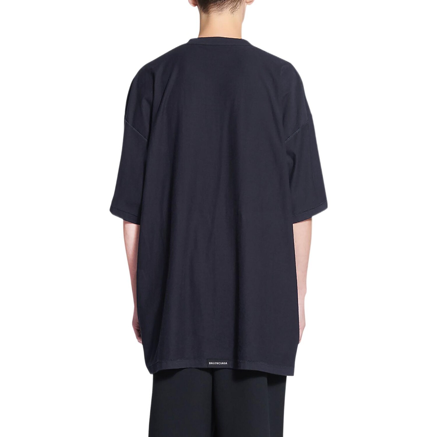 Футболка мужская Balenciaga Vintage Tab, черный — фото 4