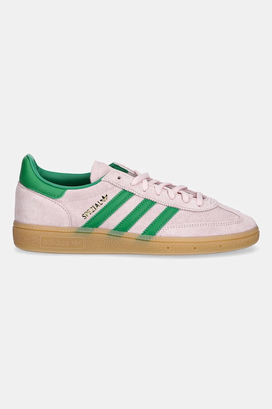 Замшевые кроссовки Handball Spezial Adidas Originals, розовый — фото 2