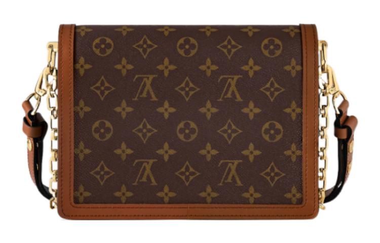 LOUIS VUITTON Сумка через плечо кросс-боди среднего размера женская коричневая — фото 4