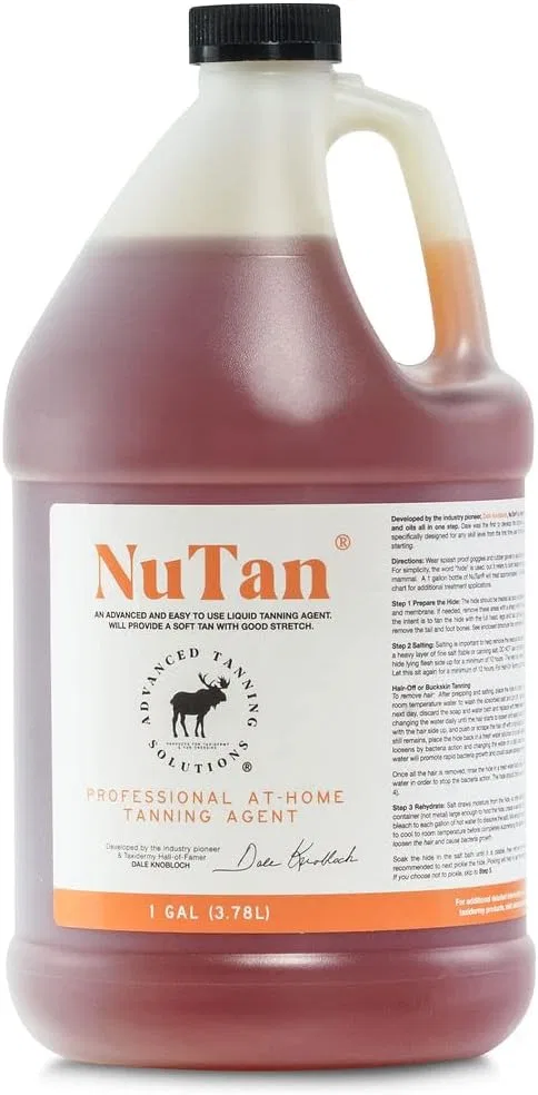 Средство для загара NuTan 1 галлон ADVANCED TANNING SOLUTIONS Advanced Tanning Solutions Products For Taxidermy & Fur Dressing