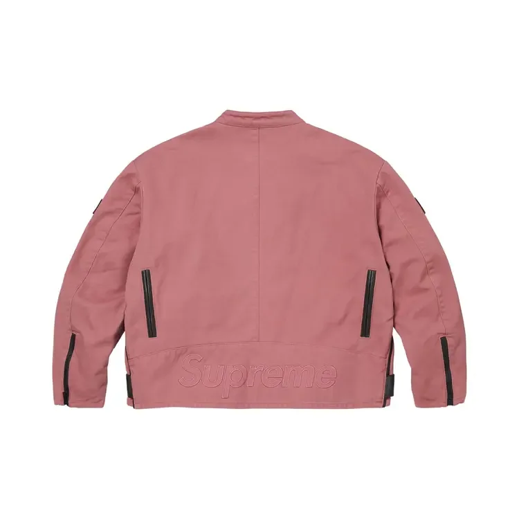 Куртка Supreme x Vanson Leathers Cordura, розовая — фото 2