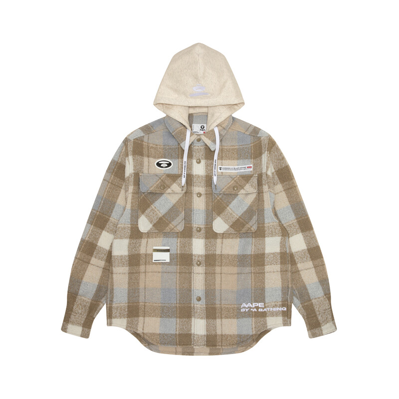 

Рубашка мужская Aape, цвет Sepia BWB