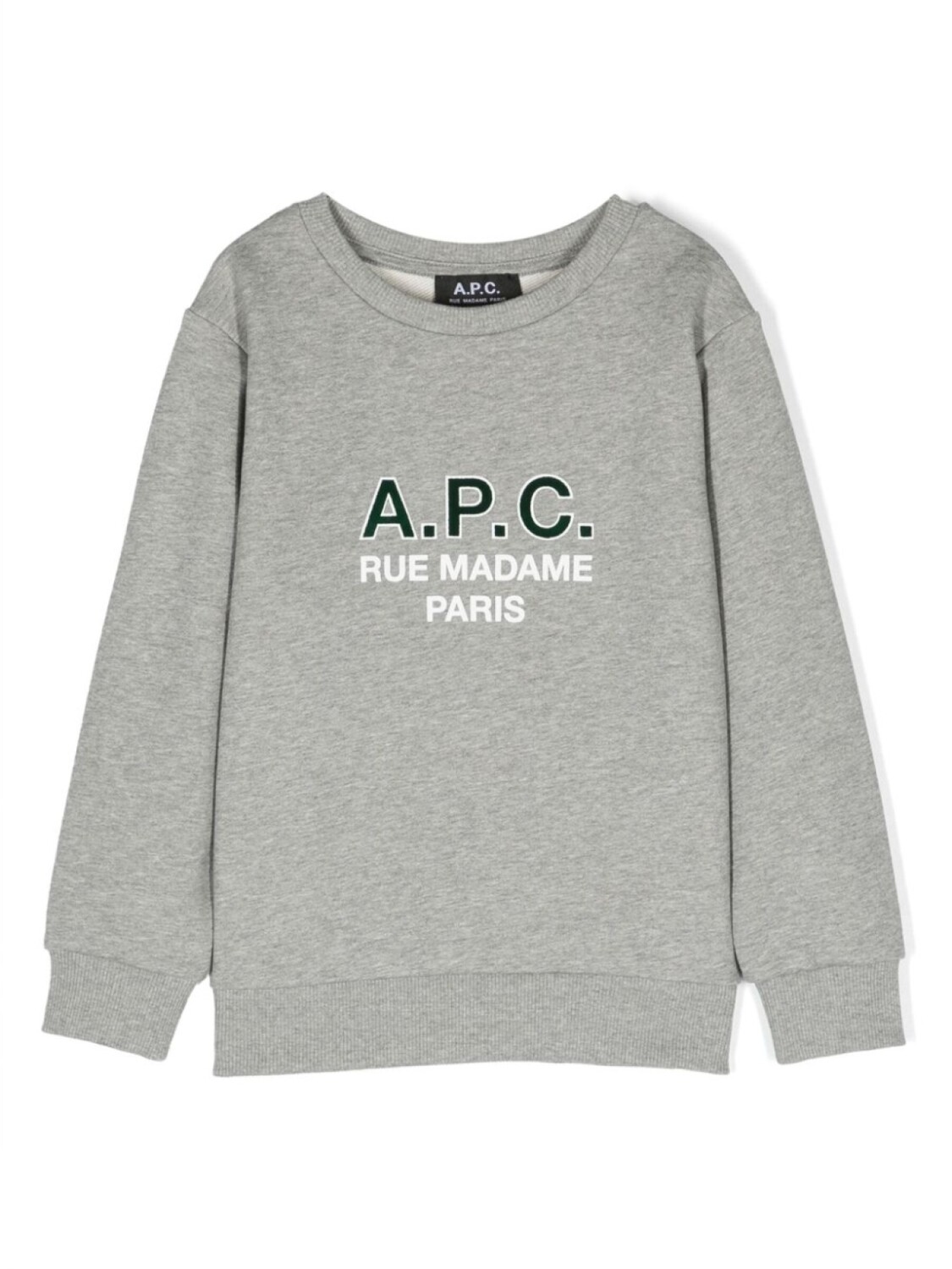 

Толстовка с логотипом A.P.C. KIDS, серый