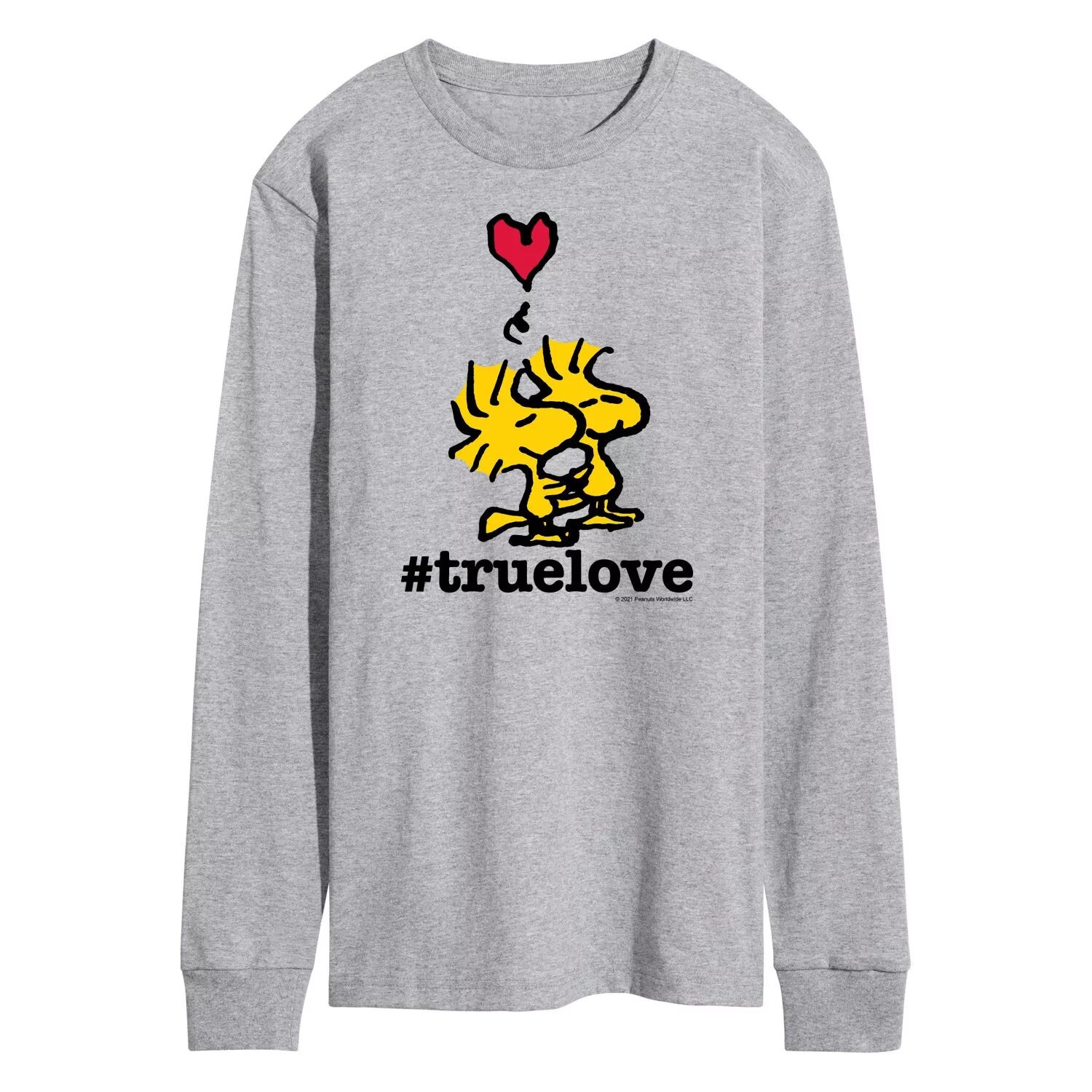 

Мужская футболка с длинными рукавами Peanuts True Love Licensed Character
