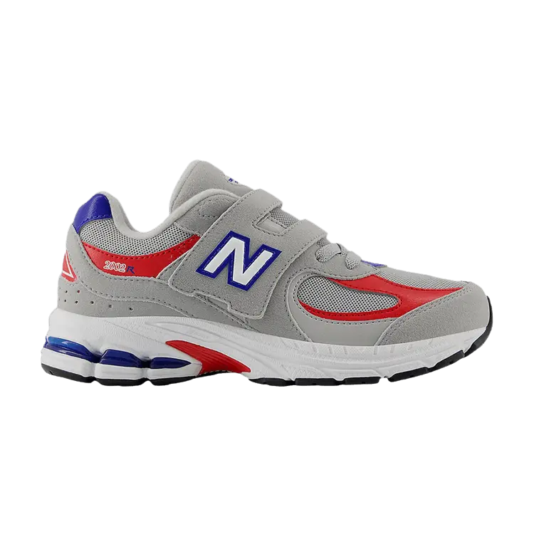 

Кроссовки New Balance 2002R Hook & Loop Little Kid Wide 'Raincloud True Red', серый