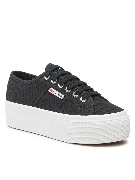 

Кроссовки из ткани Superga, черный