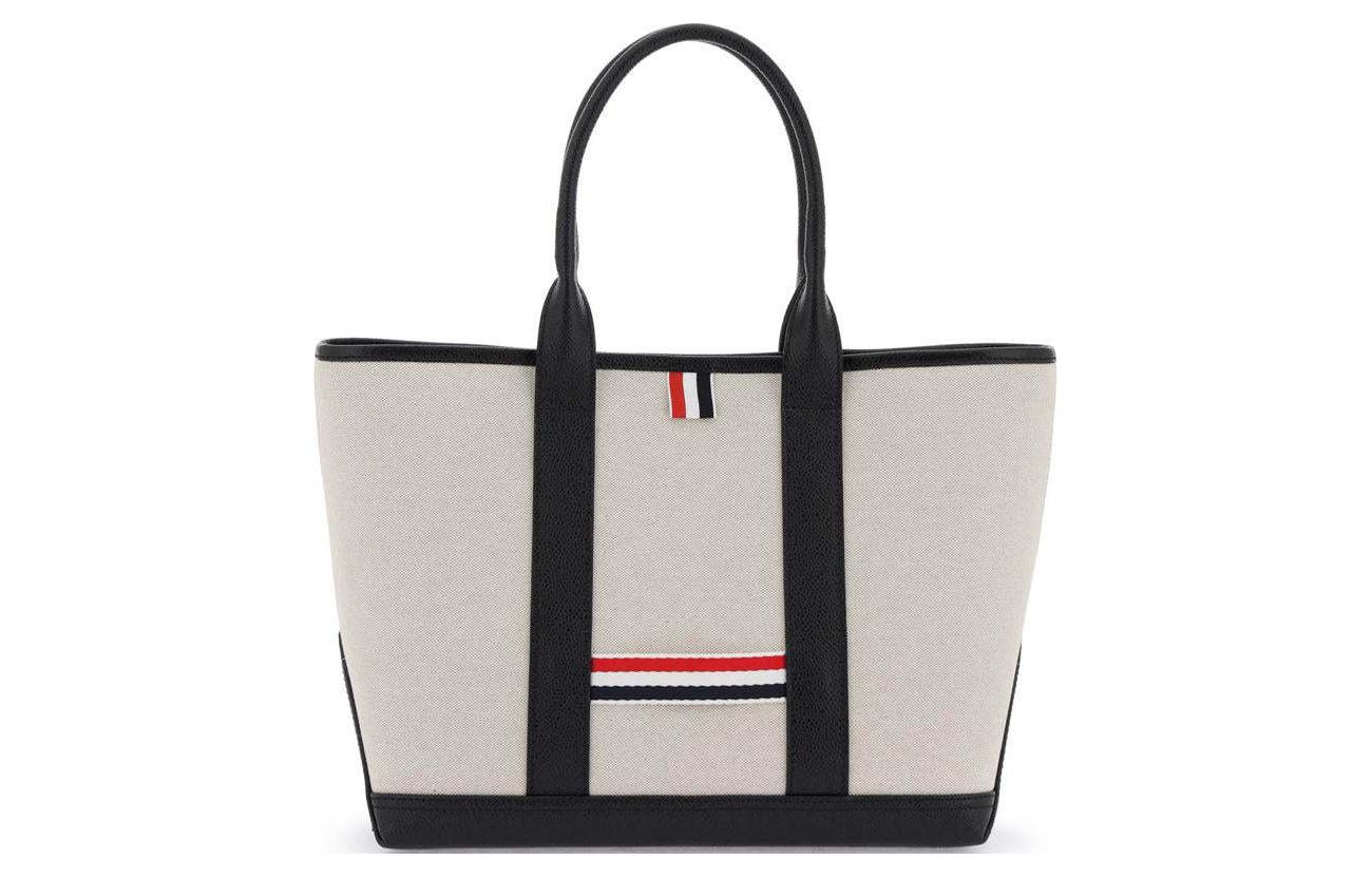 

Средняя сумка с верхней ручкой в красно-бело-синюю полоску THOM BROWNE