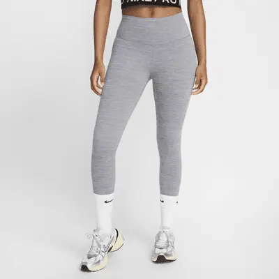 

Леггинсы Nike One, цвет Smoke Grey/Heather/Black