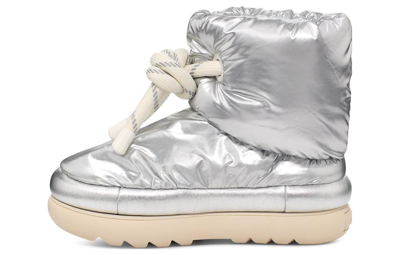 Сапоги короткие UGG, серебряный