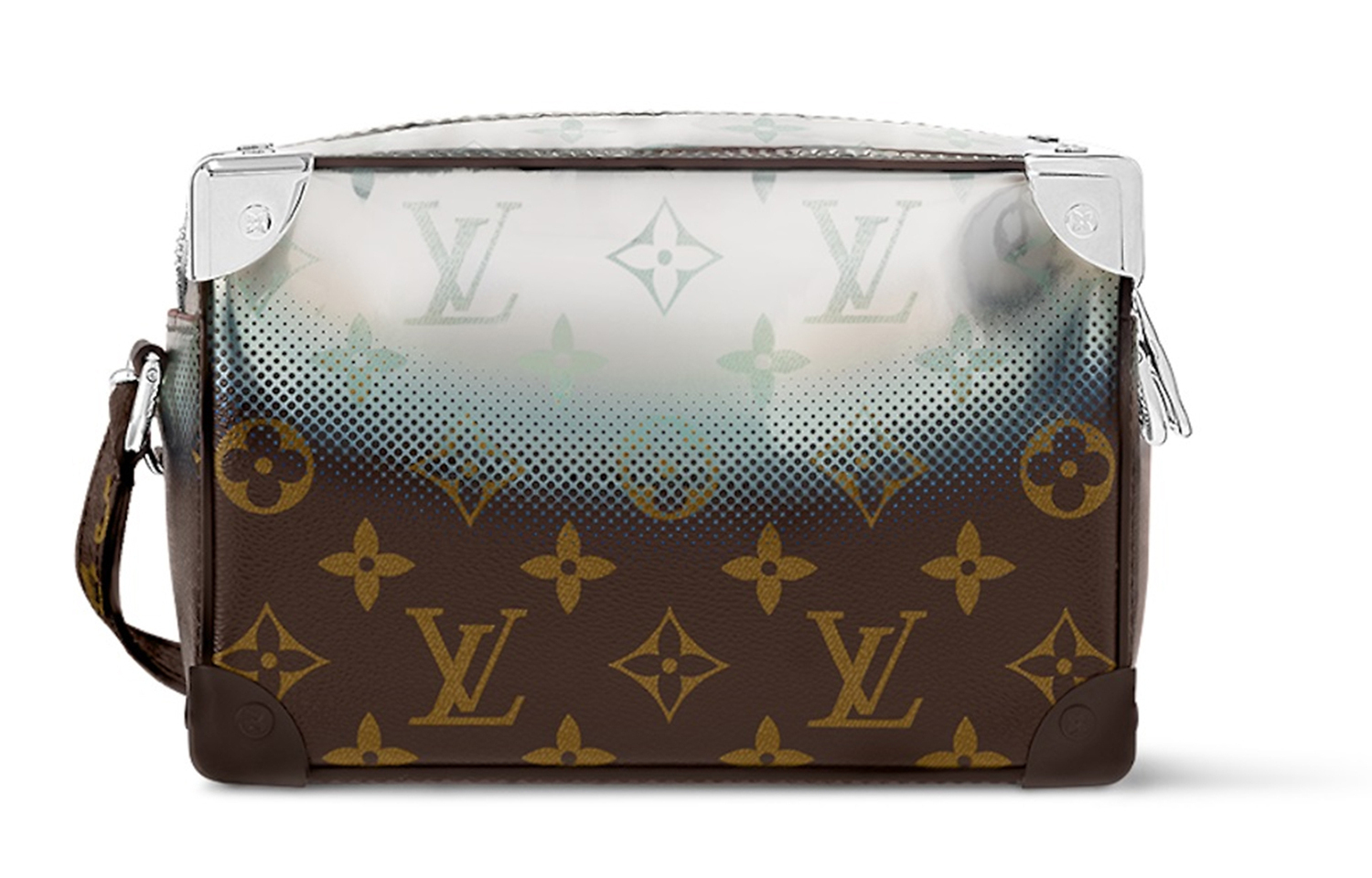 Сумка LOUIS VUITTON Mini Soft металлик — фото 3