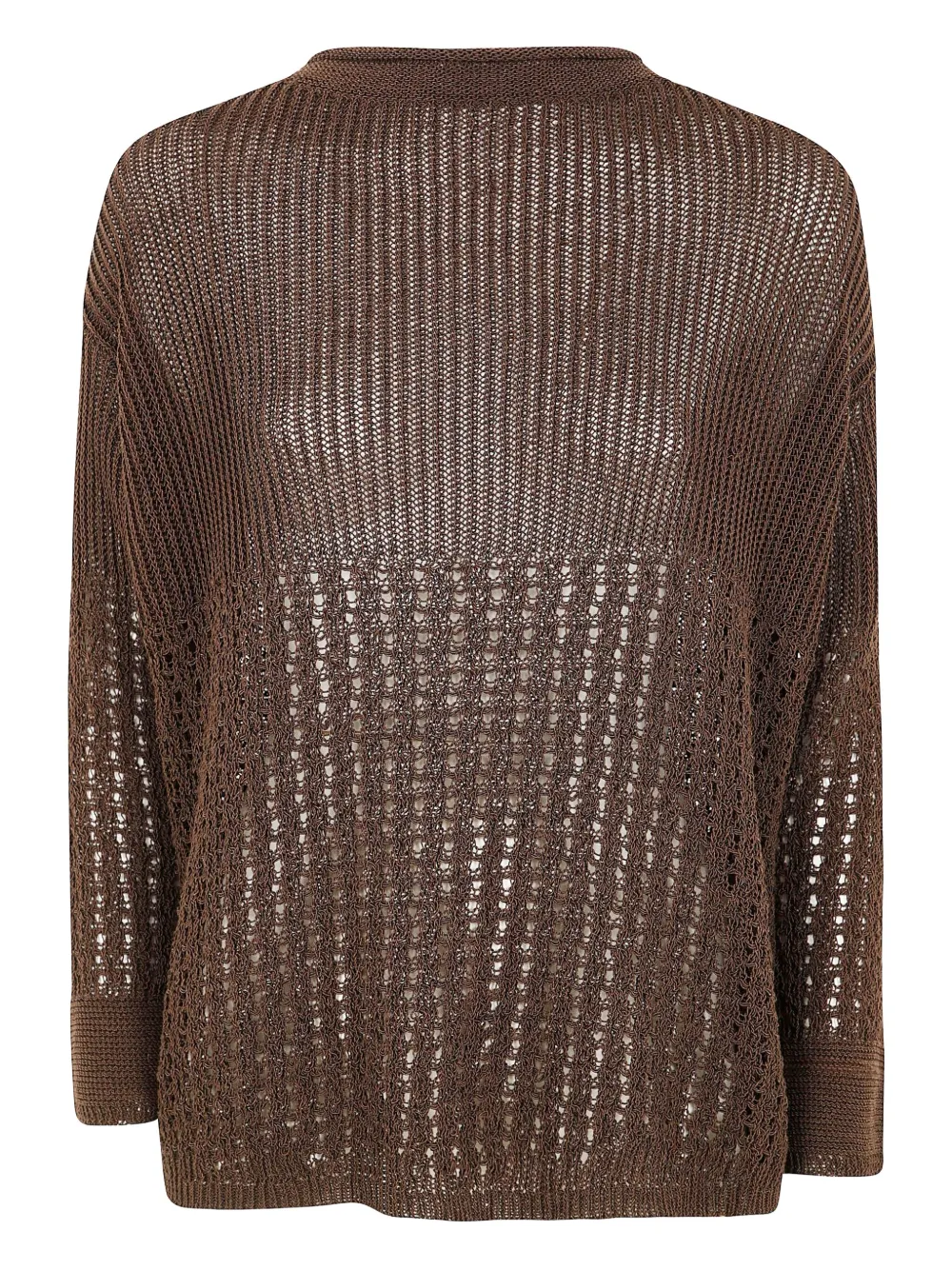 

Свитер фактурной вязки MAX MARA, коричневый
