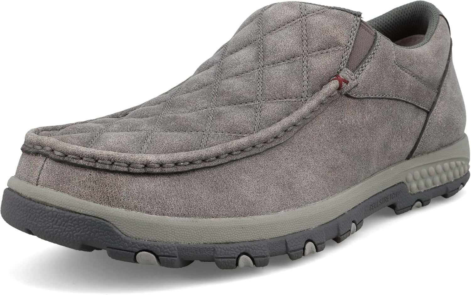 

Кожаные повседневные слипоны Twisted X для мужчин с технологией Cellstretch, серый