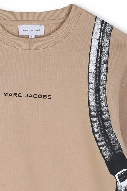 Худи хлопковое Marc Jacobs, бежевый — фото 3