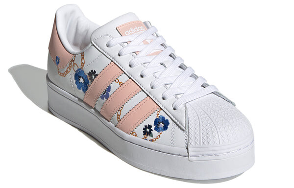 Кроссовки суперзвезда смелый Adidas, белый — фото 3