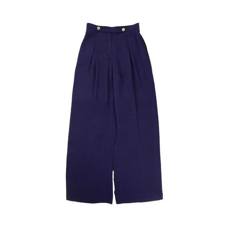 

Брюки Valentino Mid Rise Flare Pants 'Cobalt Blue', синий