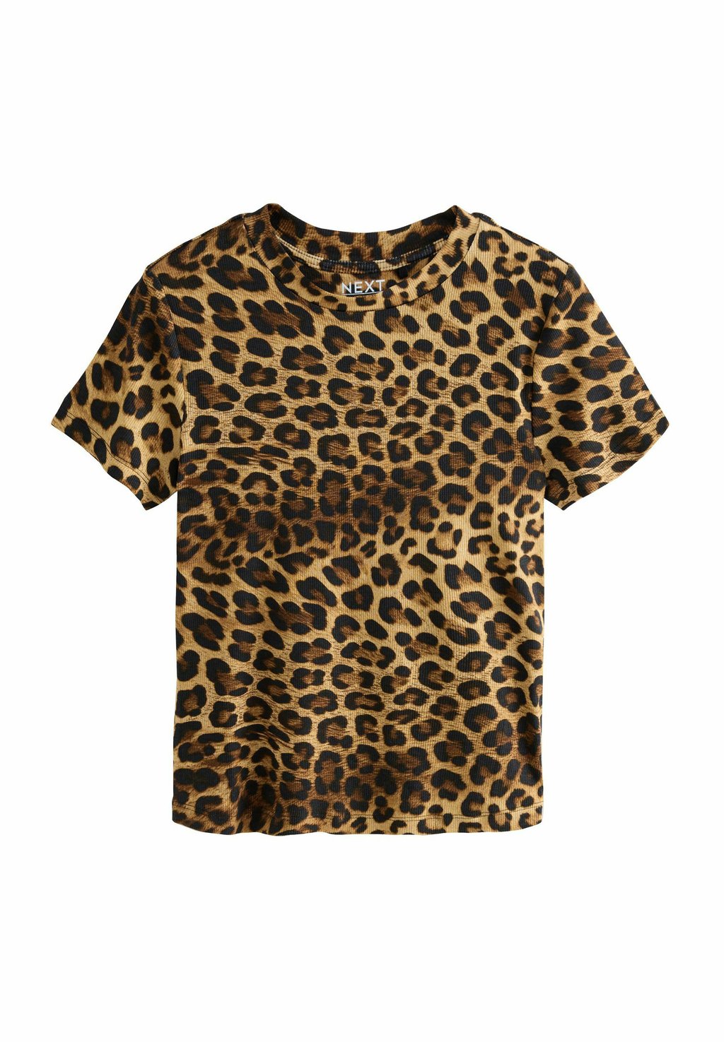 

Футболка с принтом SUPER SOFT SHORT SLEEVE STANDARD Next, коричневый