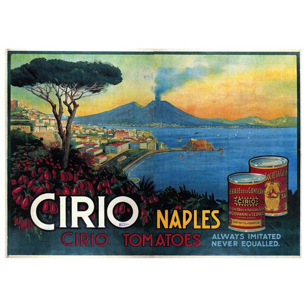 

Картина на холсте LegendArte Cirio Napoli, многоцветный