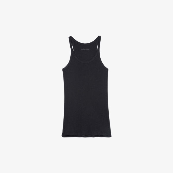 

Хлопковая майка Alba Zadig&Voltaire, цвет noir