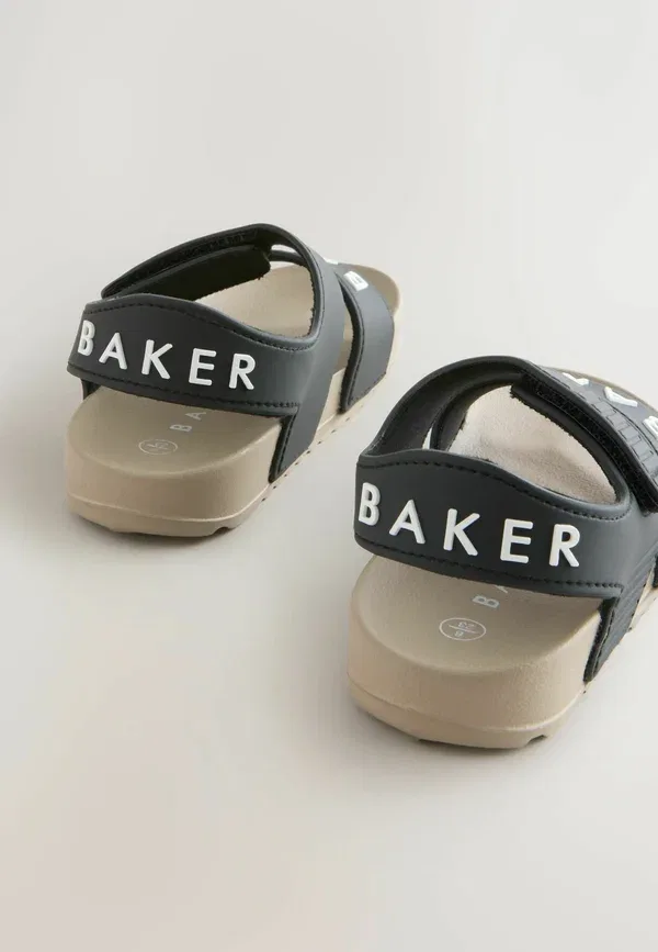 Сандалии Regular fit stone logo eva, Baker By Ted Baker, черный — фото 3
