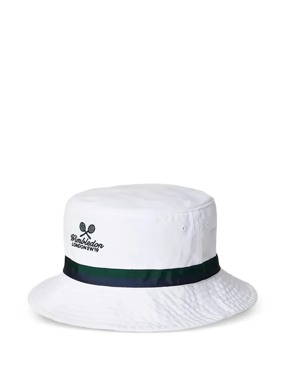 Шляпа с лентой и логотипом Polo Ralph Lauren Kids, белый