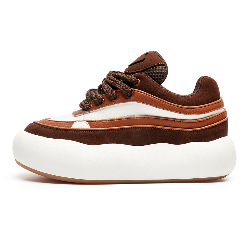 

WEISHIBANGWEI Дышащие низкие повседневные туфли для увеличения роста унисекс Brown, цвет Brown