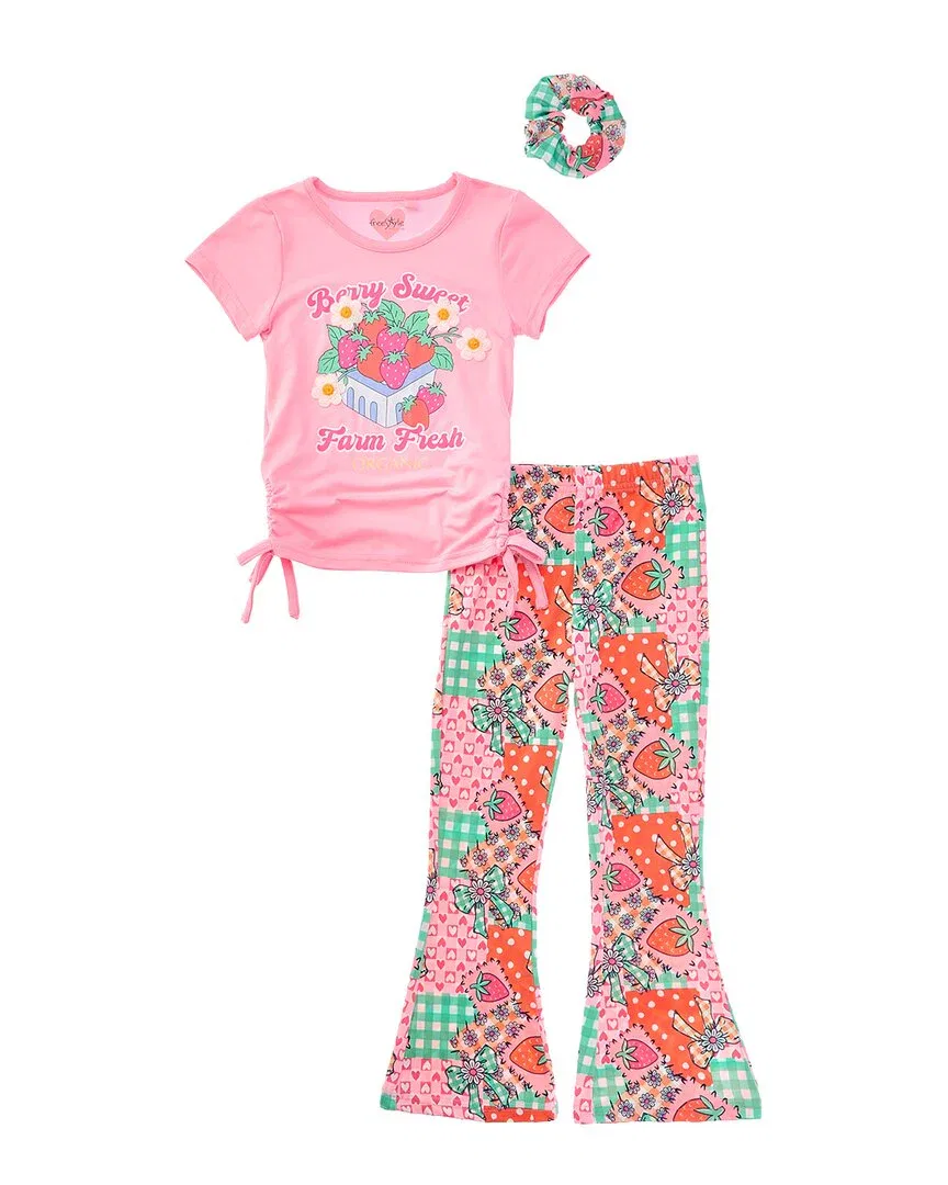 Комплект из 3 предметов Freestyle: вязаные леггинсы Berry Sweet, Multi