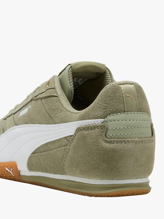 Bella Donna SD замшевые шнурованные кроссовки PUMA, Green/White — фото 3