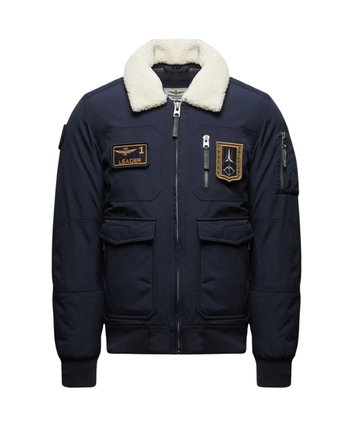 

Пилотская куртка Aeronautica Militare, синий